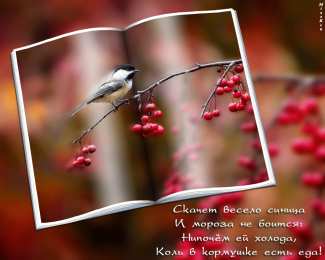 Открытки на Синичкин день Красивые анимационные открытки на Синичкин день скачать бесплатно.