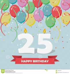 Открытки на 25 лет Поздравительные открытки на 25 лет. Открытки на юбилей 25 лет. 