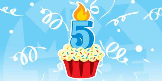 Открытки на 5 лет Открытки с юбилеем для ребенка. Поздравительные открытки на 5 лет. 