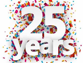 Открытки на 25 лет Поздравительные открытки на 25 лет. Открытки на юбилей 25 лет. 