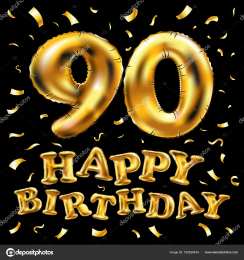 Открытки на 90 лет Открытки с юбилеем 90 лет. Анимационные картинки на 90 лет.  