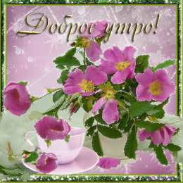 Открытки с добрым утром Открытка с пожеланиями доброго утра на каждый день скачать бесплатно 