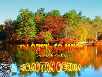 Открытки Золотая Осень  Чудесные открытки на тему Золотая Осень скачать бесплатно gif.